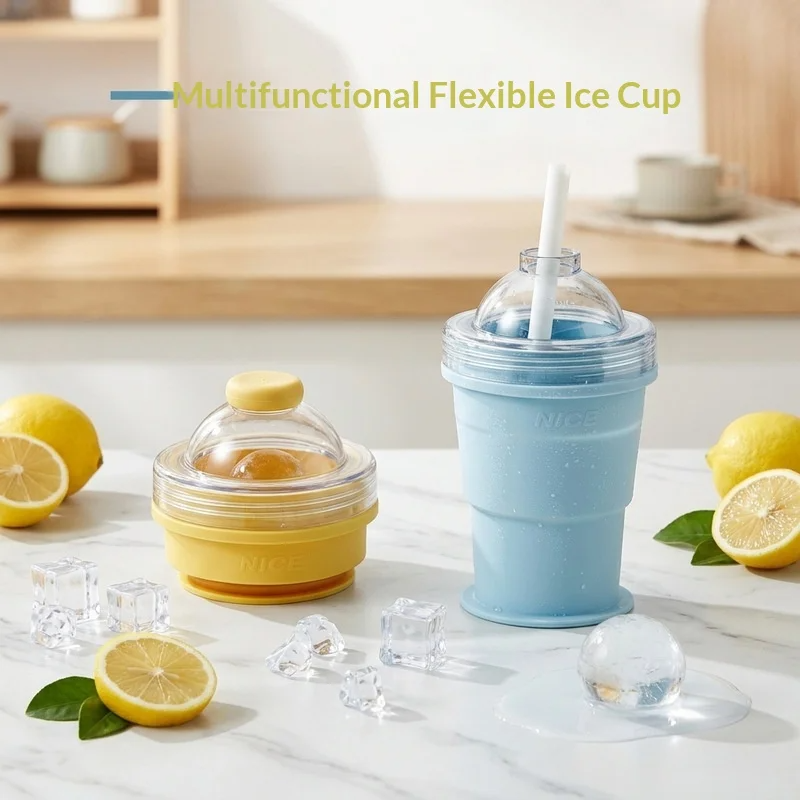 New 💥Collapsible Cup: Portable, Leak-Proof, Retractable Coffee & Iced Drink Cup for Outdoors