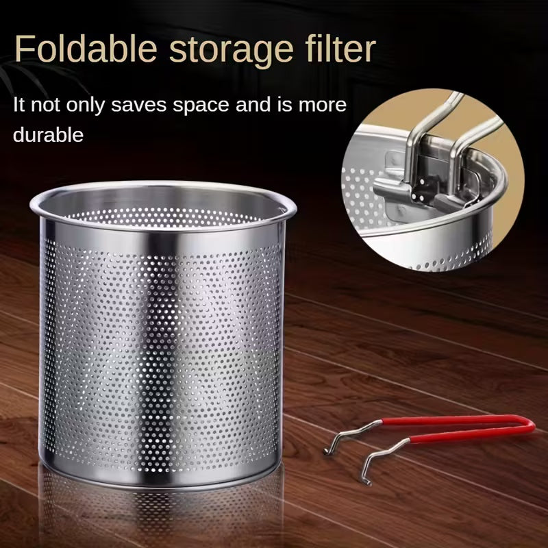 🍤Exclusive offer for our fans! Limited-time low price!🎁Household stainless steel fryer