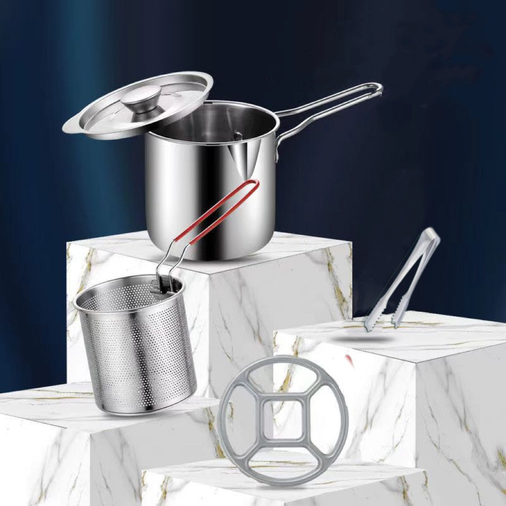 🍤Exclusive offer for our fans! Limited-time low price!🎁Household stainless steel fryer