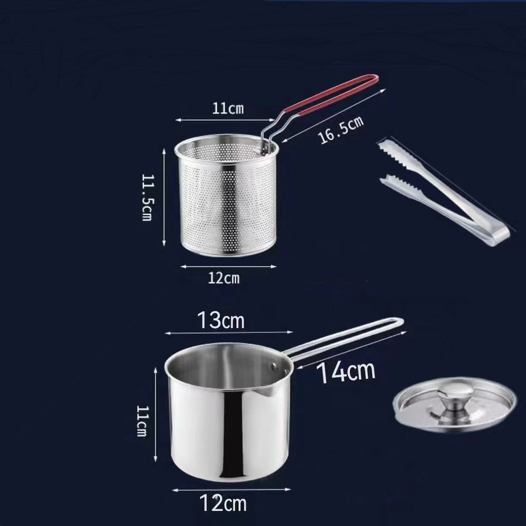 🍤Exclusive offer for our fans! Limited-time low price!🎁Household stainless steel fryer