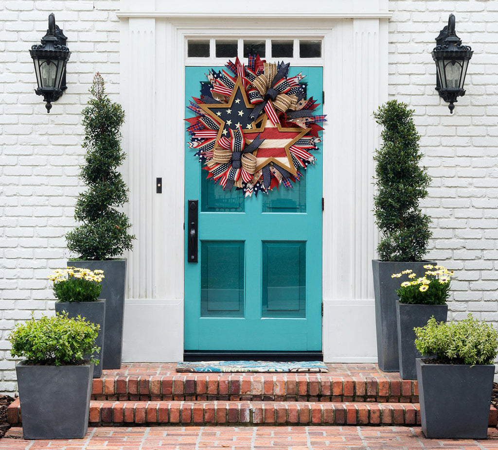 🌟Rustic Patriotic Stars Wreath